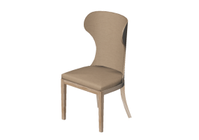 Sillas 3D - Silla de madera forrada de tela - Sierra - 1606
