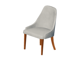 Cadeira 3D - Cadeira em couro de camur&ccedil;a - Sierra - 26752