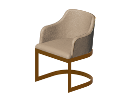 Chaises 3D - Chaise en cuir - Sierra - Dublin
