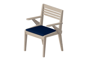 Sedie 3D - Sedia in legno - Sierra &ndash; Larco