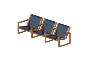 Divani 3D - Sof&agrave; a tre posti - Sierra - 22803