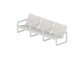 Divani 3D - Sof&agrave; a tre posti - Sierra - 22803A