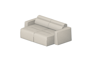 Sof&aacute;s 3D - Sof&aacute;-cama dois assentos - Sierra - 29011/L