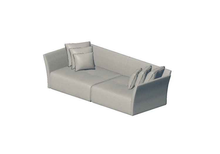 Poltronas y Sofás 3D - Sofá dos plazas - Sierra - 25984/2 -... Poltronas y Sofás 3D - Sofá dos plazas - Sierra - 25984/2 -...