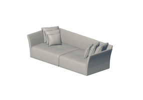 Chairs and Sofas 3D - Two seater sofa - Sierra - 25984/2