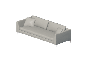 Chairs and Sofas 3D - Three seater sofa - Sierra - 26636/3
