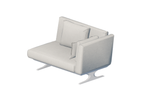 Chairs and Sofas 3D - Two seater sofa - Sierra - 29007/2D
