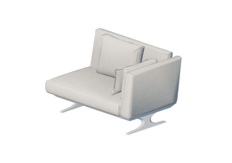 Chairs and Sofas 3D - Two seater sofa - Sierra - 29007/2D -... Chairs and Sofas 3D - Two seater sofa - Sierra - 29007/2D -...