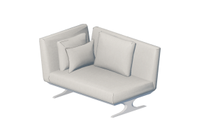 3D Sessel und Sofas - Sofa zwei-Sitzer - Sierra - 29007/2E