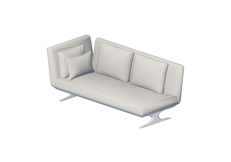Chairs and Sofas 3D - Three seater sofa - Sierra - 29007/3E... Chairs and Sofas 3D - Three seater sofa - Sierra - 29007/3E...