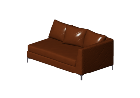 Poltronas y Sof&aacute;s 3D - Sof&aacute; dos lugares - Sierra - 21500/D
