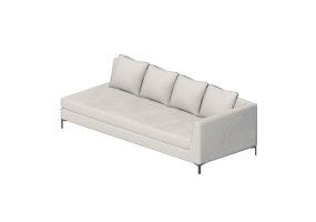 Divani 3D - Divano tre posti - Sierra - 21501/D
