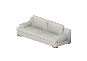 Sof&aacute;s 3D - Sof&aacute; com tr&ecirc;s assentos - Sierra - 24090/3