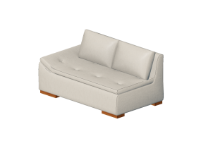 3D Sessel und Sofas - Sofa zwei-Sitzer - Sierra - 25022/2E