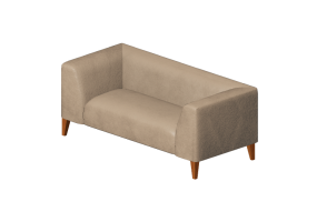 3D Sessel und Sofas - Sofa zwei-Sitzer - Sierra - 26700/2
