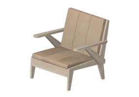 Divani 3D - Poltrona in pelle - Sierra - Larco