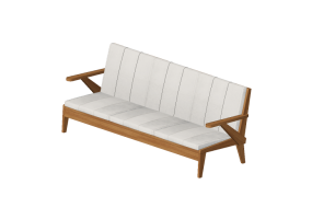 Divans 3D - Canap&eacute; en cuir - Sierra - Largo