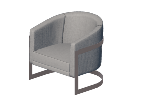 Chairs and Sofas 3D - Fabric armchair - Sierra - Cosmopolita