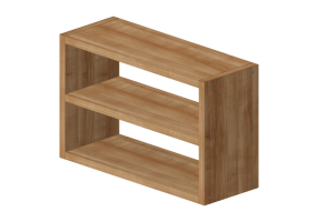 Estantes 3D - Estante com prateleiras - Sierra - Brasilidades - 29221N