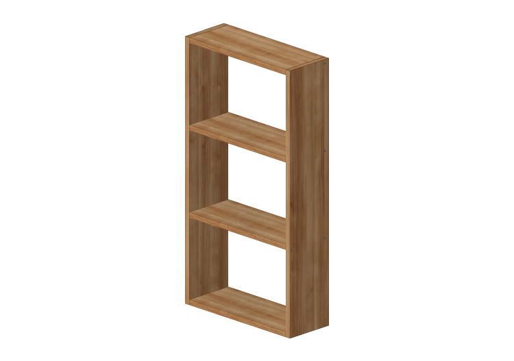 3D Bücherregal und Behälter - Regal mit Fächern - Sierra -... 3D Bücherregal und Behälter - Regal mit Fächern - Sierra -...