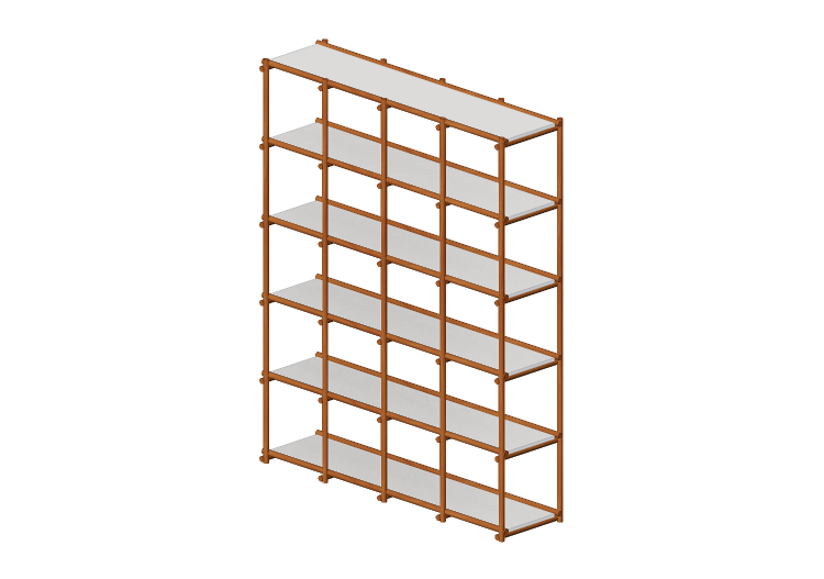 3D Bücherregal und Behälter - Modulares Regalsystem -... 3D Bücherregal und Behälter - Modulares Regalsystem -...