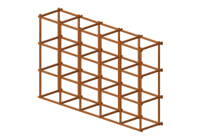 Librerie 3D - Scaffale componibile - Sierra - 26777V