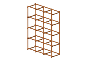 3D Bookshelves and Containers - Modular Cabinet - Sierra - 26781