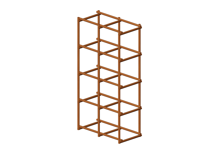 Librerías y Contenedores 3D - Estantería componible -... Librerías y Contenedores 3D - Estantería componible -...