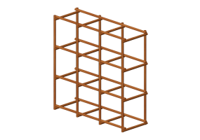 Estantes 3D - Estante modular - Sierra - 26784