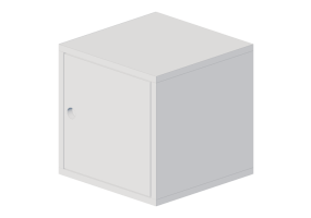 Biblioth&egrave;que 3D - &Eacute;tag&egrave;re modulaire - Sierra - 26796POB
