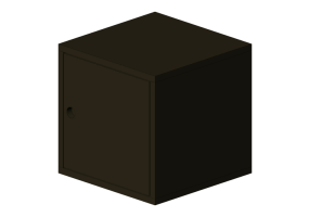 3D Bookshelves and Containers - Modular Cabinet - Sierra - 26796POB