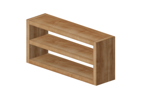 3D B&uuml;cherregal und Beh&auml;lter - B&uuml;cherregal - Sierra - 29222