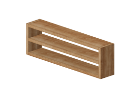 3D B&uuml;cherregal und Beh&auml;lter - B&uuml;cherregal - Sierra - 29223