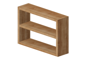 3D B&uuml;cherregal und Beh&auml;lter - B&uuml;cherregal - Sierra - 29226