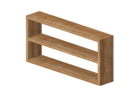3D B&uuml;cherregal und Beh&auml;lter - B&uuml;cherregal - Sierra - 29227