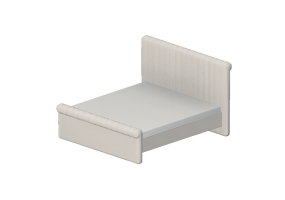 Beds and Side Cabinets 3D - Bed - Sierra - 29756K