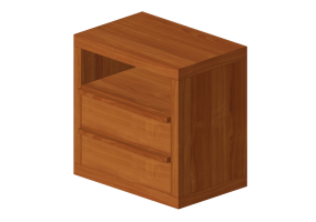 Beds and Side Cabinets 3D - Bed side cabinet - Sierra - 13014