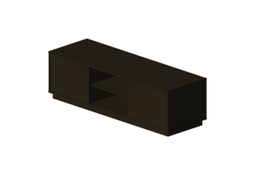 Wardrobes and Cabinets 3D - Wood cabinet - Sierra - 26762