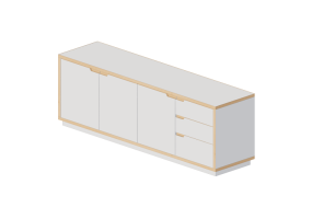 Armoires 3D - Commode - Sierra - 26610RB