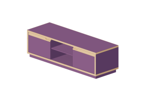 Armarios y C&oacute;modas 3D - Cajonera - Sierra - 26622RA