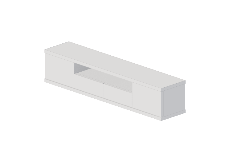 Armoires 3D - Meuble TV - Sierra - 29087/BN - Sierra Armoires 3D - Meuble TV - Sierra - 29087/BN - Sierra