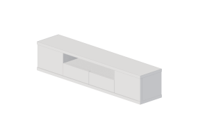 Armarios y C&oacute;modas 3D - Mueble TV - Sierra - 29087/BN