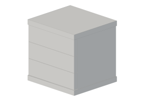 Wardrobes and Cabinets 3D - Cabinet - Sierra - 29121/CI