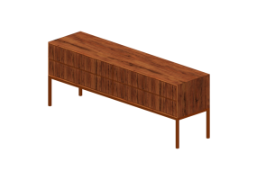 3D Schr&auml;nke und Kommoden - Kommode aus Holz - Sierra - Phoenix