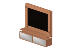 Arm&aacute;rios Multiuso De Parede 3D - M&oacute;vel Tv - Sierra - 24232