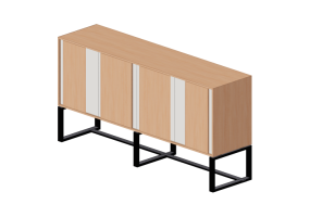 Muebles 3D - Mueble de madera - Sierra - 1830