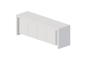 Muebles 3D - Mueble de madera - Sierra - 1833
