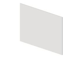 Accessoires 3D - Panneau TV - Sierra - 29101/BN