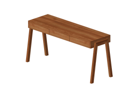 Bureaux 3D - Bureau en bois - Sierra - 26828