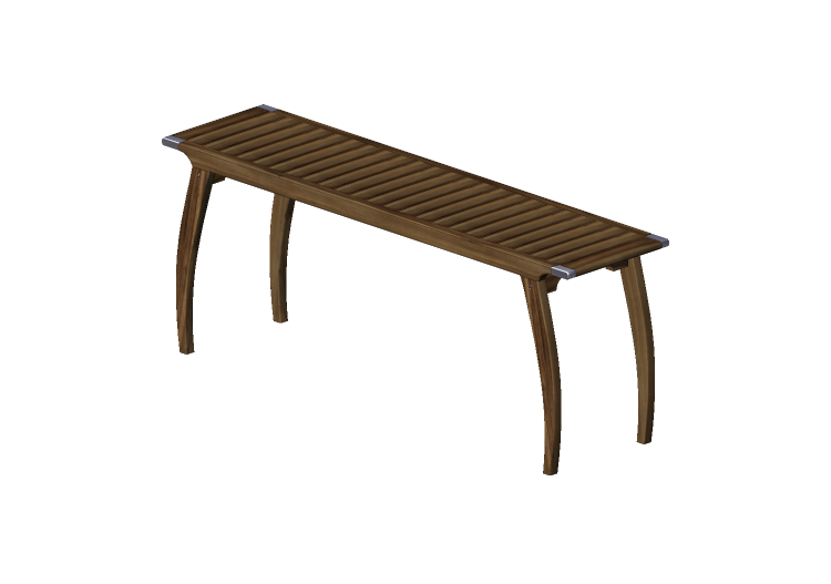 3D Tische - Tisch aus Massivholz 200x50x77cm - Sierra -... 3D Tische - Tisch aus Massivholz 200x50x77cm - Sierra -...